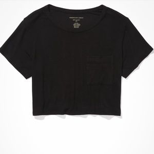 American Eagle Super Soft Cropped Tee
